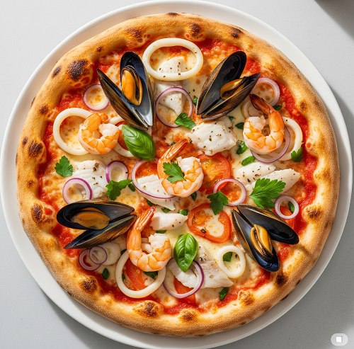 Seafood Pizza 